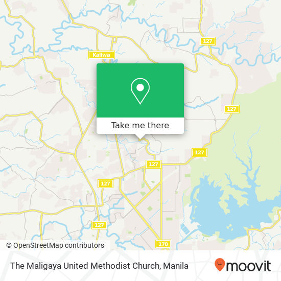 The Maligaya United Methodist Church map