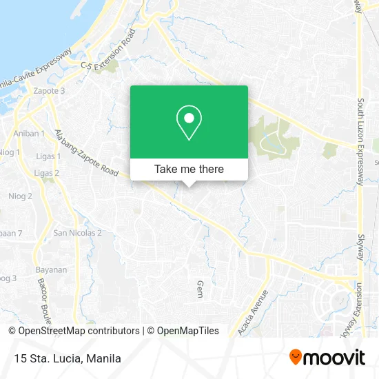 15 Sta. Lucia map