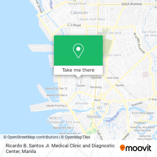 Ricardo B. Santos Jr. Medical Clinic and Diagnostic Center map