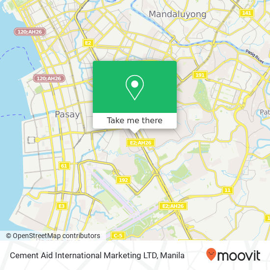 Cement Aid International Marketing LTD map