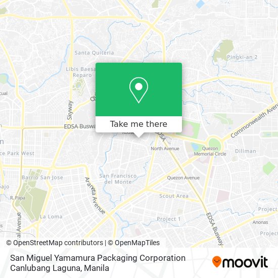 San Miguel Yamamura Packaging Corporation Canlubang Laguna map