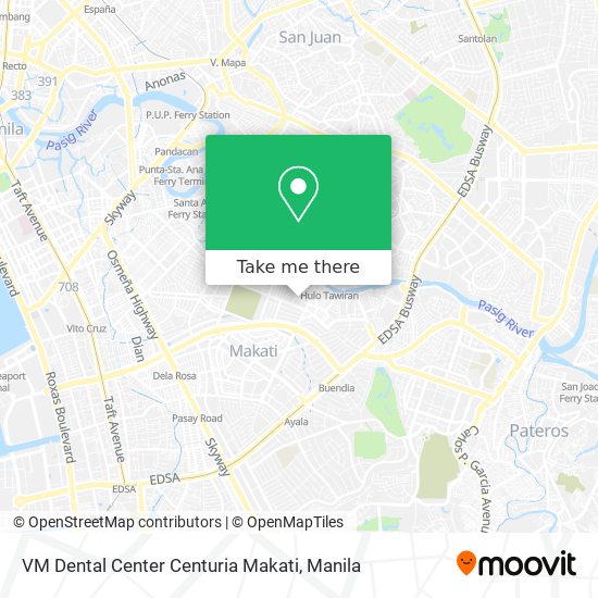 VM Dental Center Centuria Makati map
