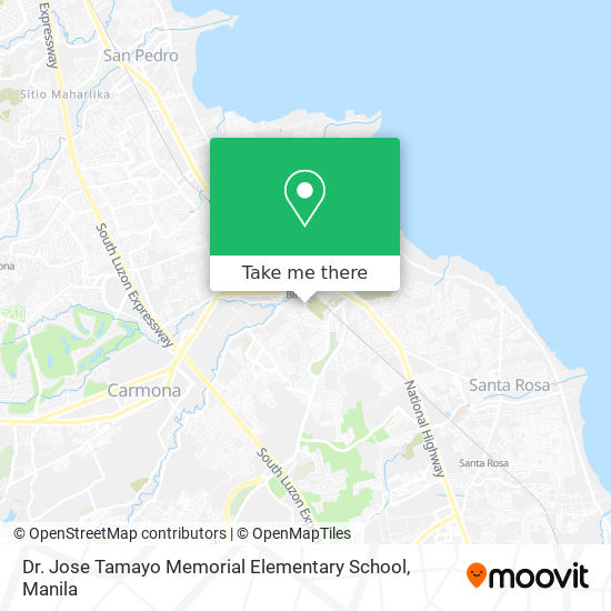 Dr. Jose Tamayo Memorial Elementary School map