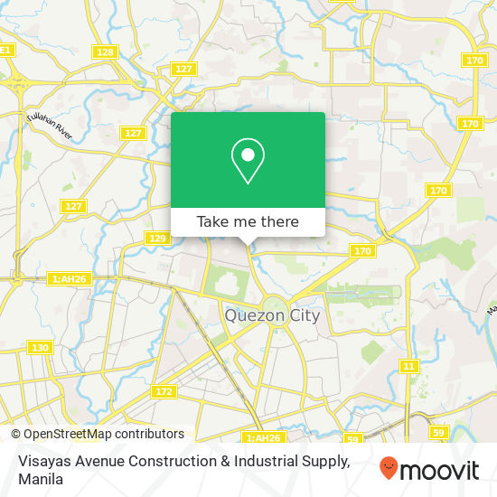 Visayas Avenue Construction & Industrial Supply map
