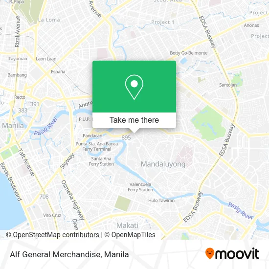 Alf General Merchandise map