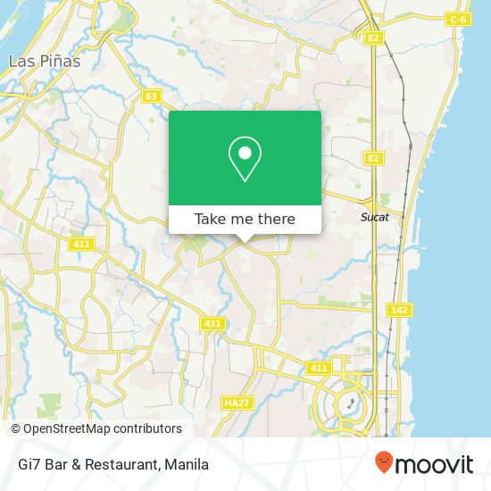 Gi7 Bar & Restaurant map