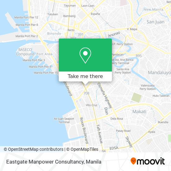 Eastgate Manpower Consultancy map