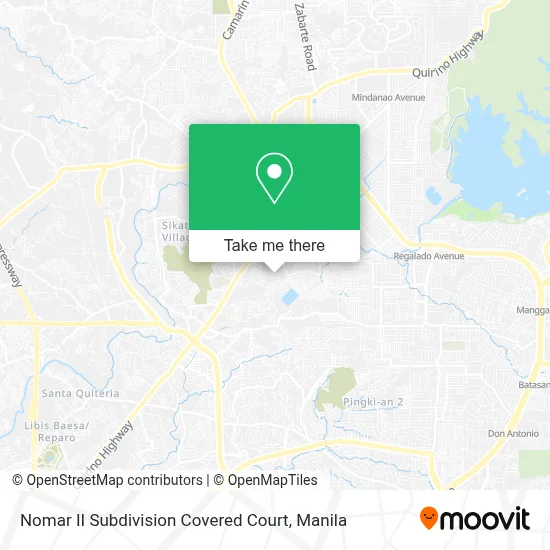 Nomar II Subdivision Covered Court map