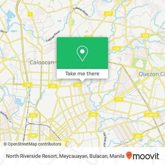North Riverside Resort, Meycauayan, Bulacan map