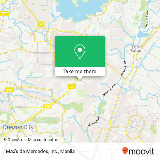 Max's de Mercedes, Inc. map