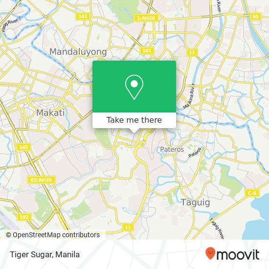 Tiger Sugar map