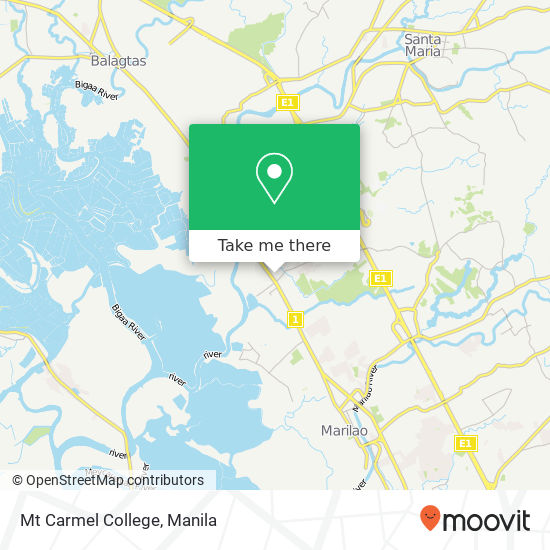 Mt Carmel College map