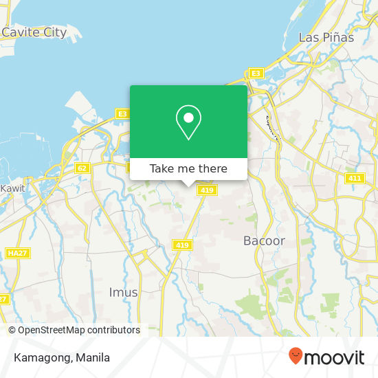 Kamagong map