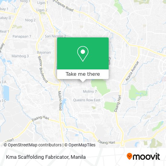 Kma Scaffolding Fabricator map