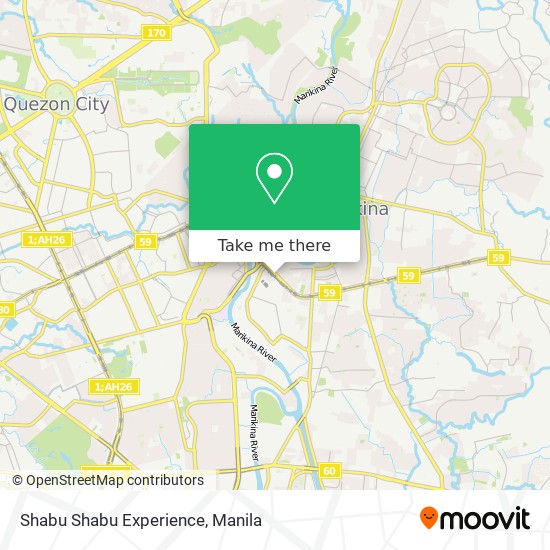 Shabu Shabu Experience map