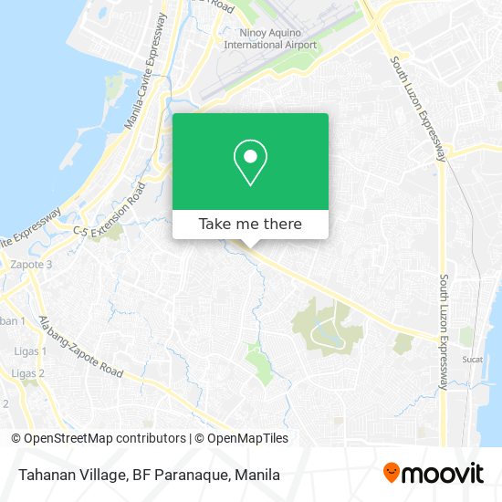 Tahanan Village, BF Paranaque map