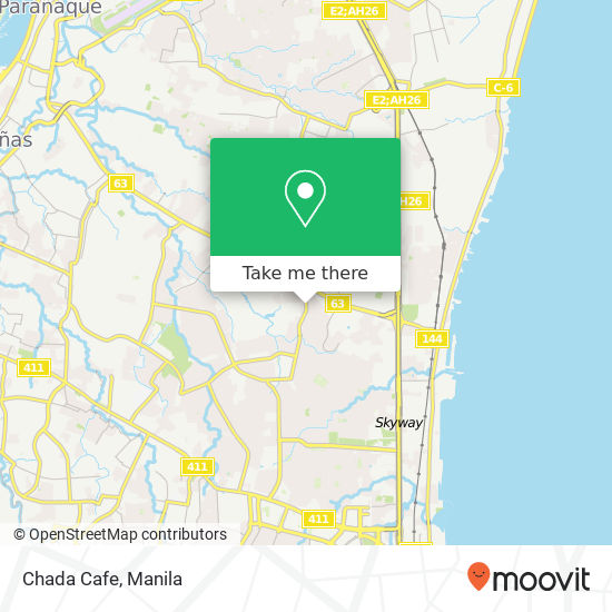Chada Cafe map