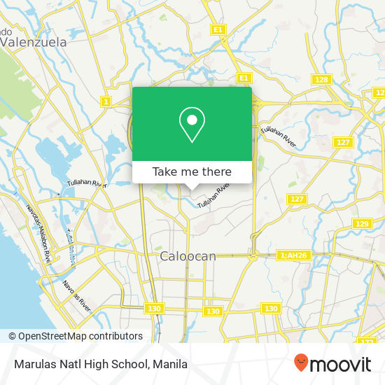 Marulas Natl High School map