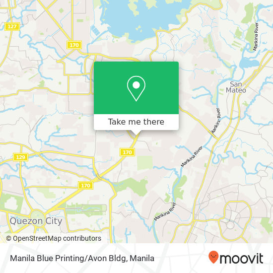 Manila Blue Printing/Avon Bldg map