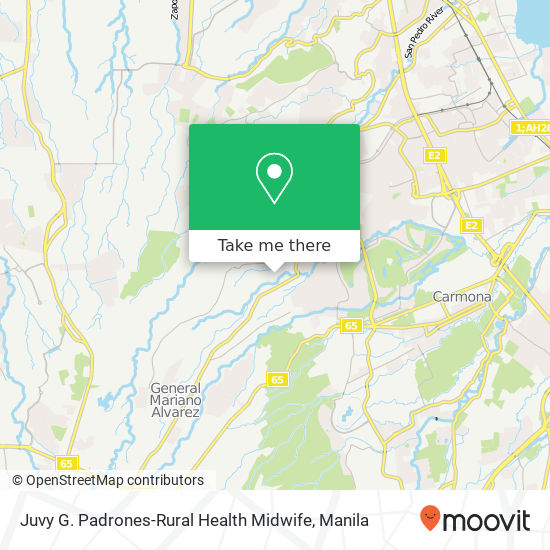 Juvy G. Padrones-Rural Health Midwife map