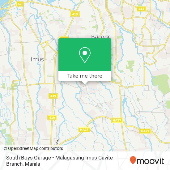 South Boys Garage • Malagasang Imus Cavite Branch map