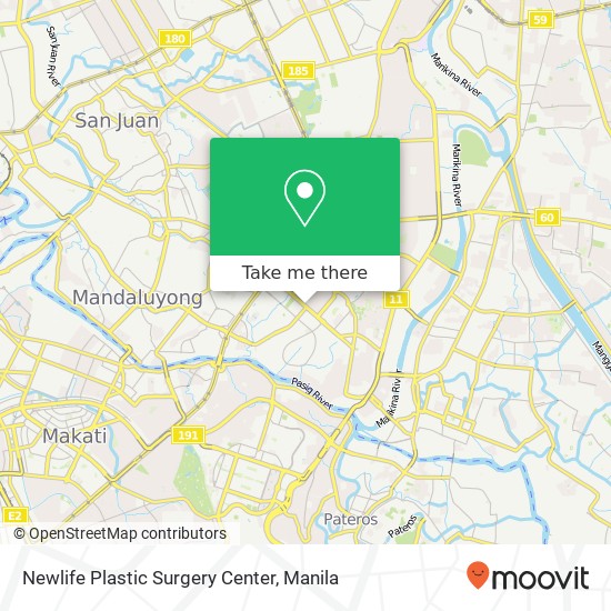 Newlife Plastic Surgery Center map