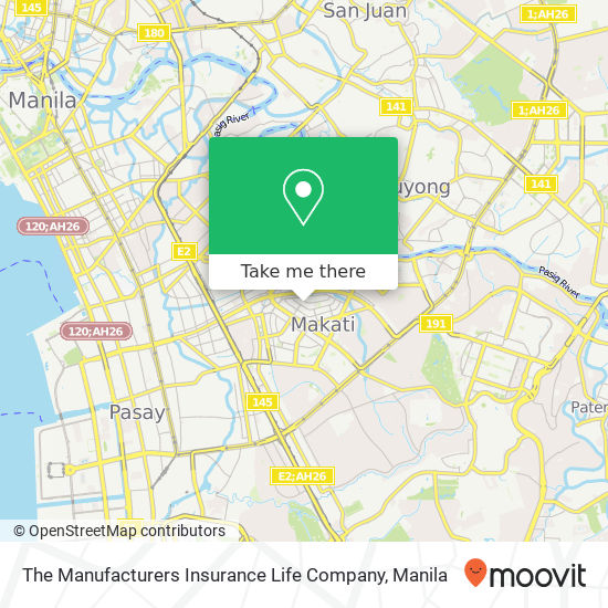 The Manufacturers Insurance Life Company map
