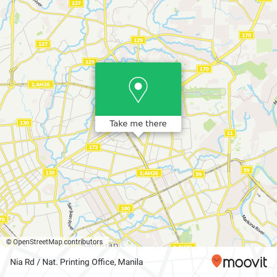 Nia Rd / Nat. Printing Office map