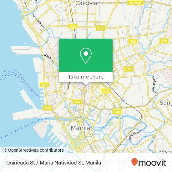 Quiricada St / Maria Natividad St map