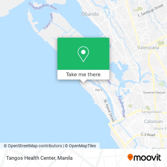 Tangos Health Center map
