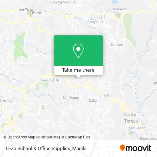 Li-Za School & Office Supplies map