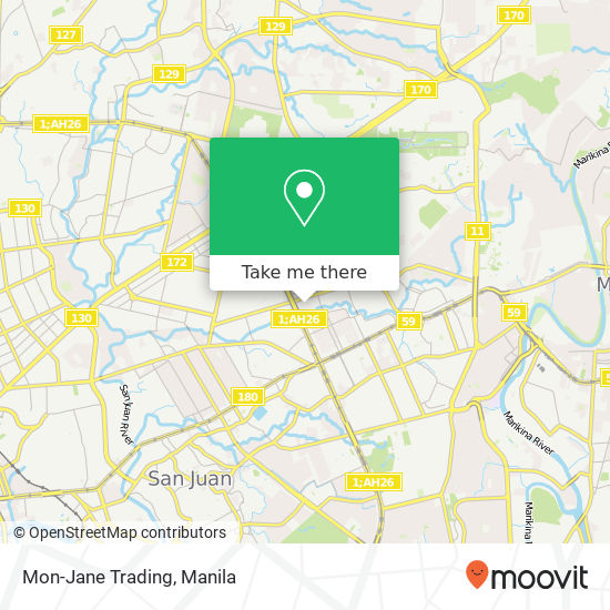 Mon-Jane Trading map