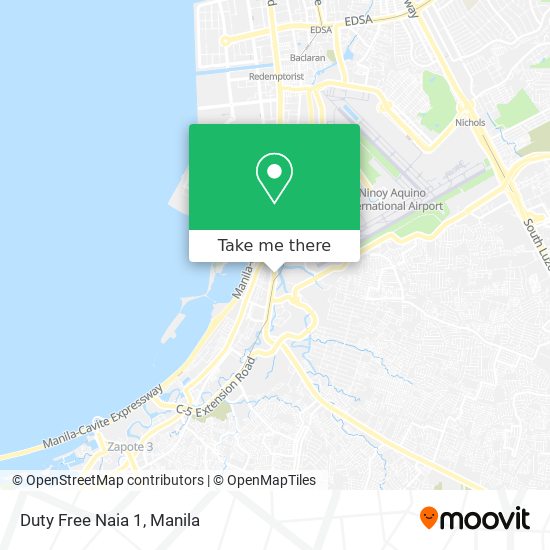 Duty Free Naia 1 map