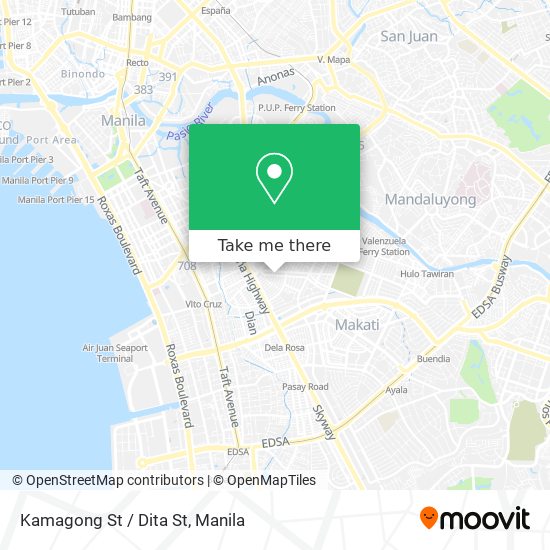 Kamagong St / Dita St map
