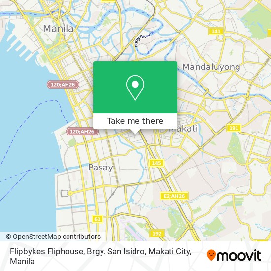 Flipbykes Fliphouse, Brgy. San Isidro, Makati City map