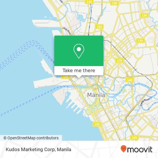 Kudos Marketing Corp map