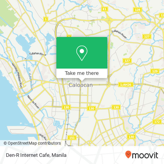 Den-R Internet Cafe map