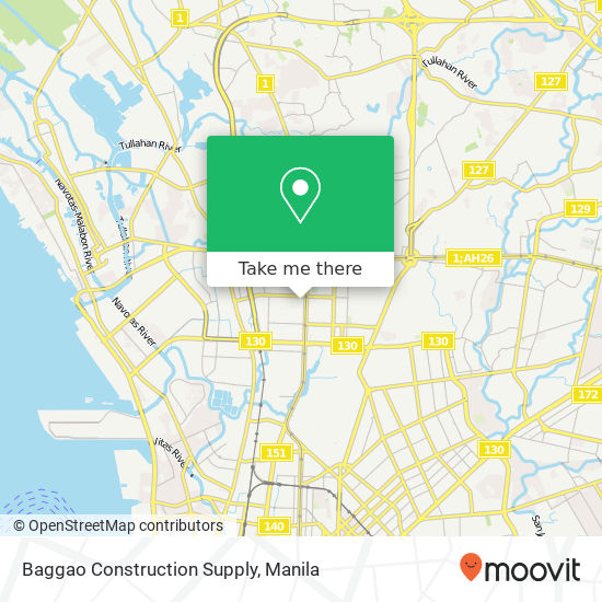 Baggao Construction Supply map