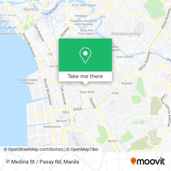 P. Medina St / Pasay Rd map
