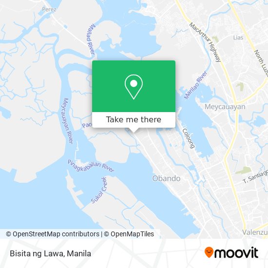 Bisita ng Lawa map