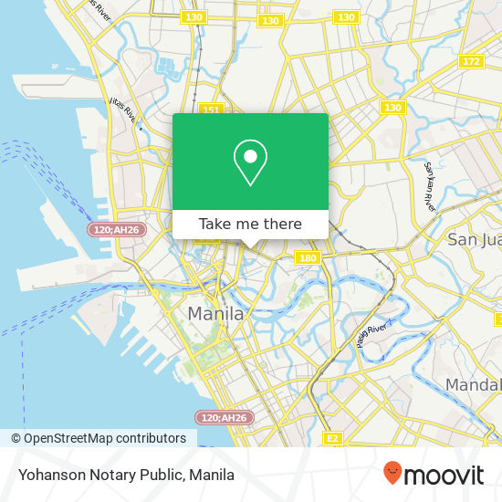Yohanson Notary Public map