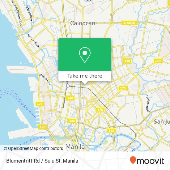 Blumentritt Rd / Sulu St map