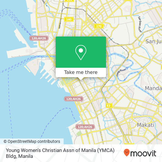Young Women's Christian Assn of Manila (YMCA) Bldg map