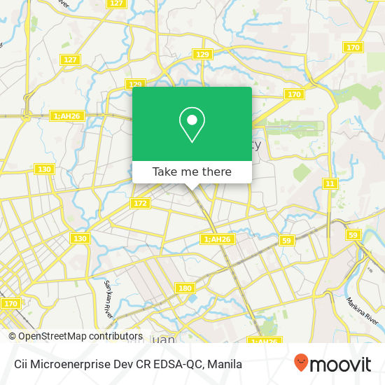 Cii Microenerprise Dev CR EDSA-QC map