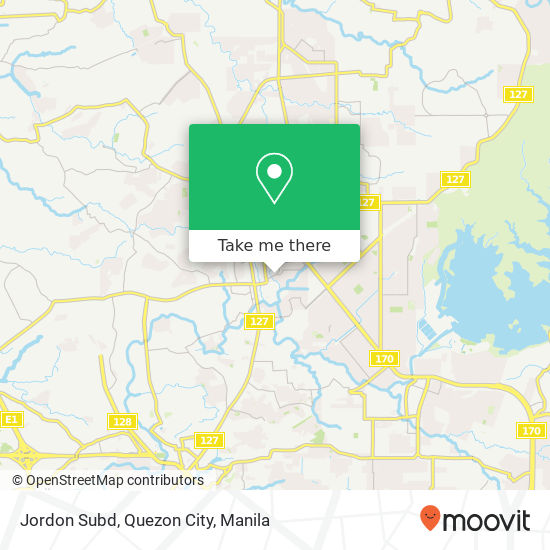Jordon Subd, Quezon City map