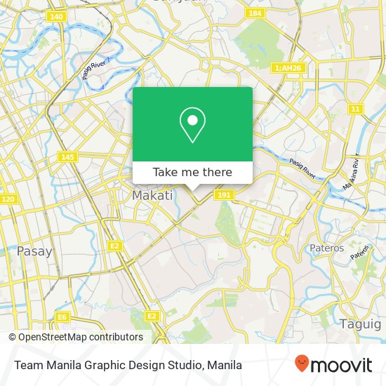 Team Manila Graphic Design Studio map
