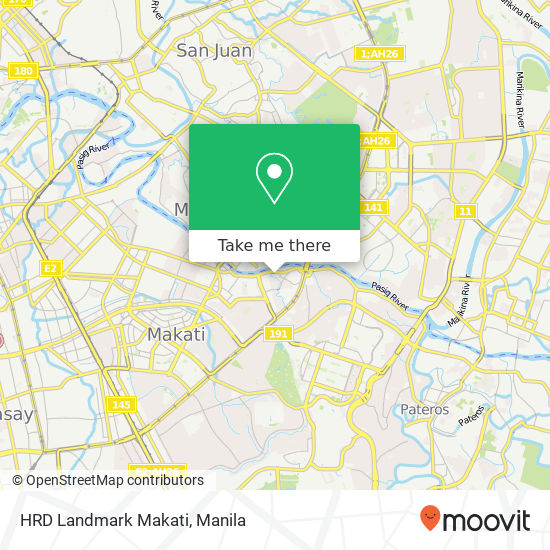 HRD Landmark Makati map