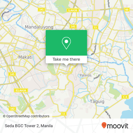 Seda BGC Tower 2 map