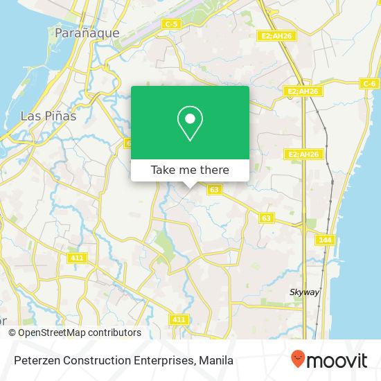 Peterzen Construction Enterprises map