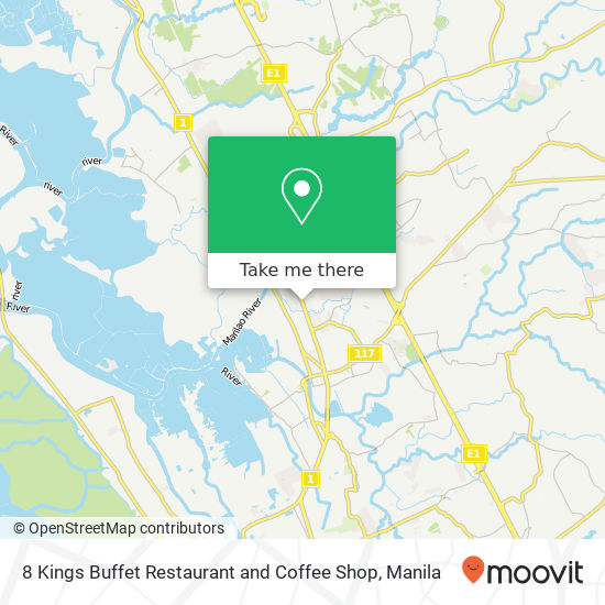 8 Kings Buffet Restaurant and Coffee Shop map